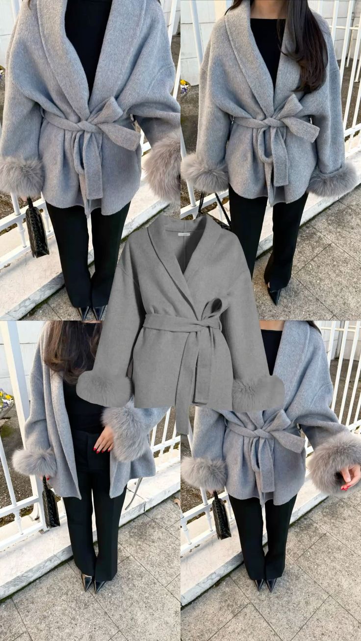 Manteau gris NAYA